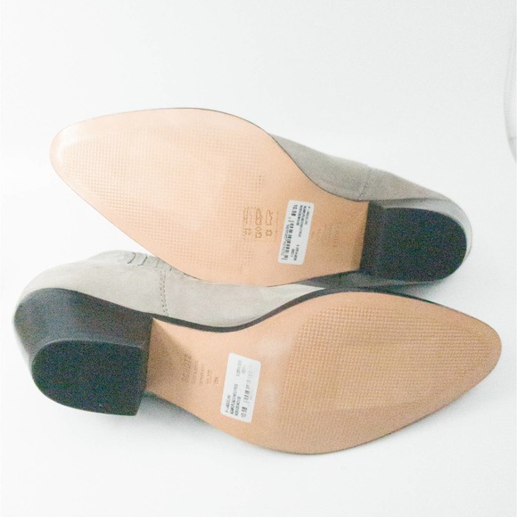 NEW Schutz Jacqueline Suede Bone Ankle Booties - Size 10.5 - Picture 4 of 10